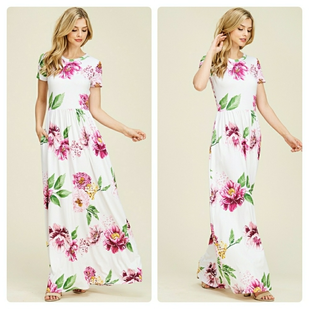 COMING SOON NWT FLORAL MAXI DRESS